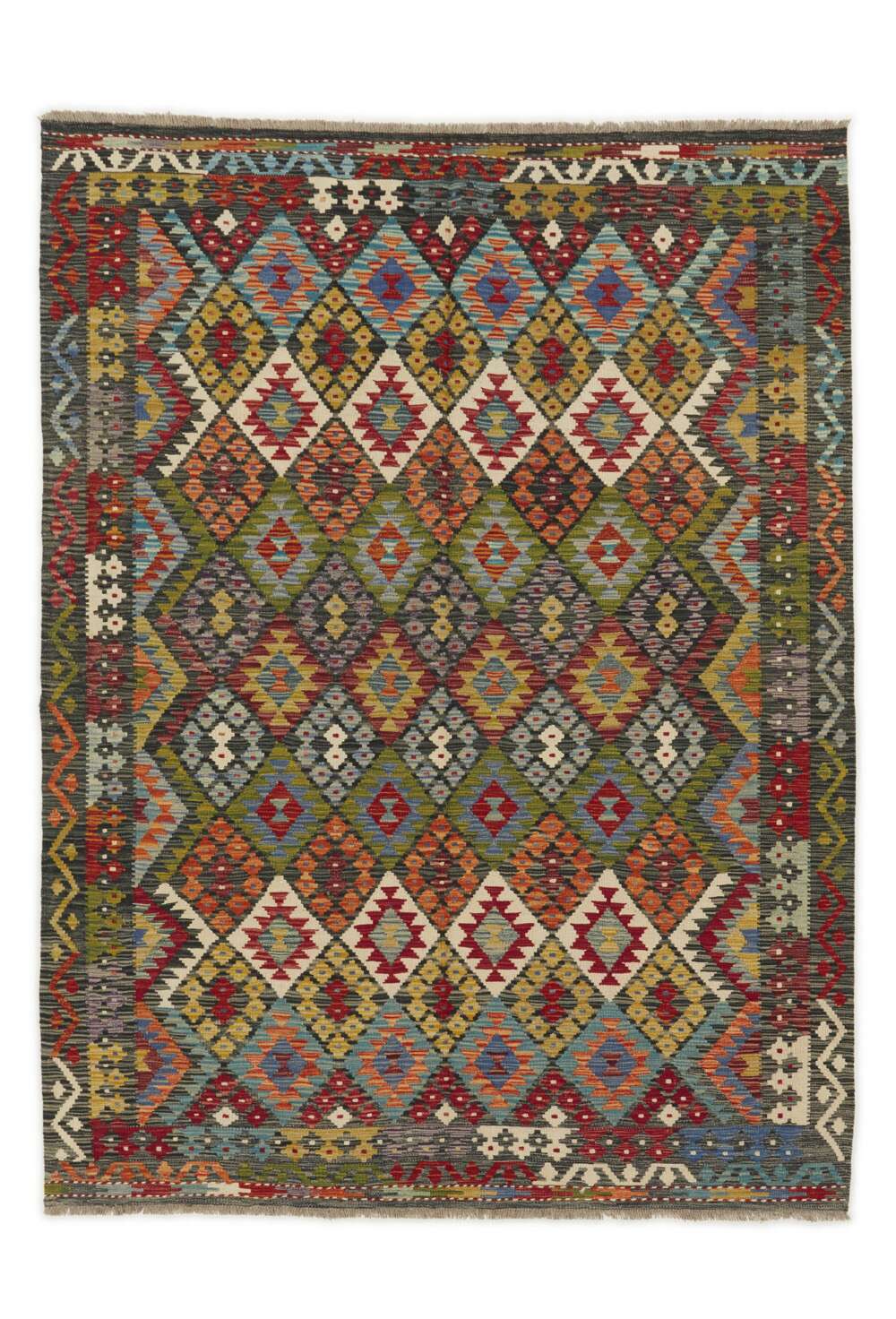 Afghan Kelim 1517161 håndvevd teppe