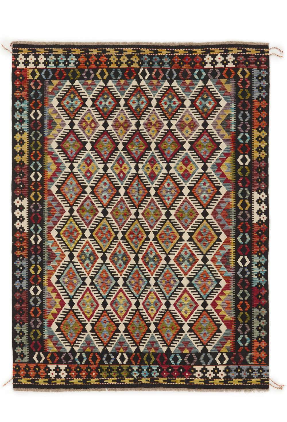 Afghan Kelim 1517169 håndvevd teppe