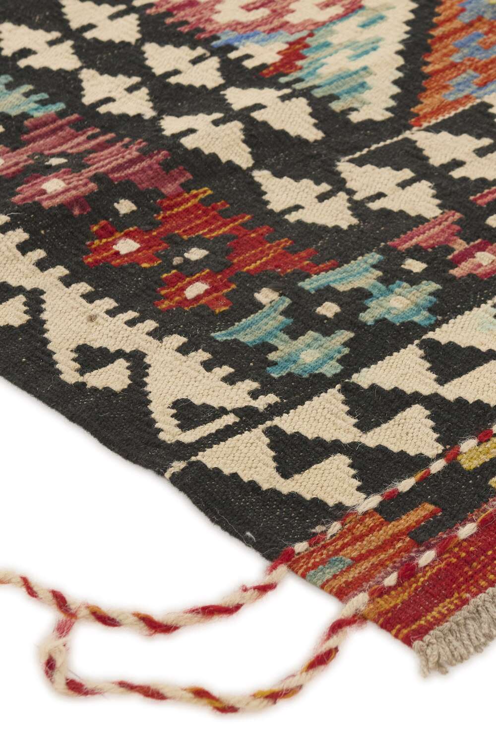 Afghan Kelim 1517184 håndvevd teppe