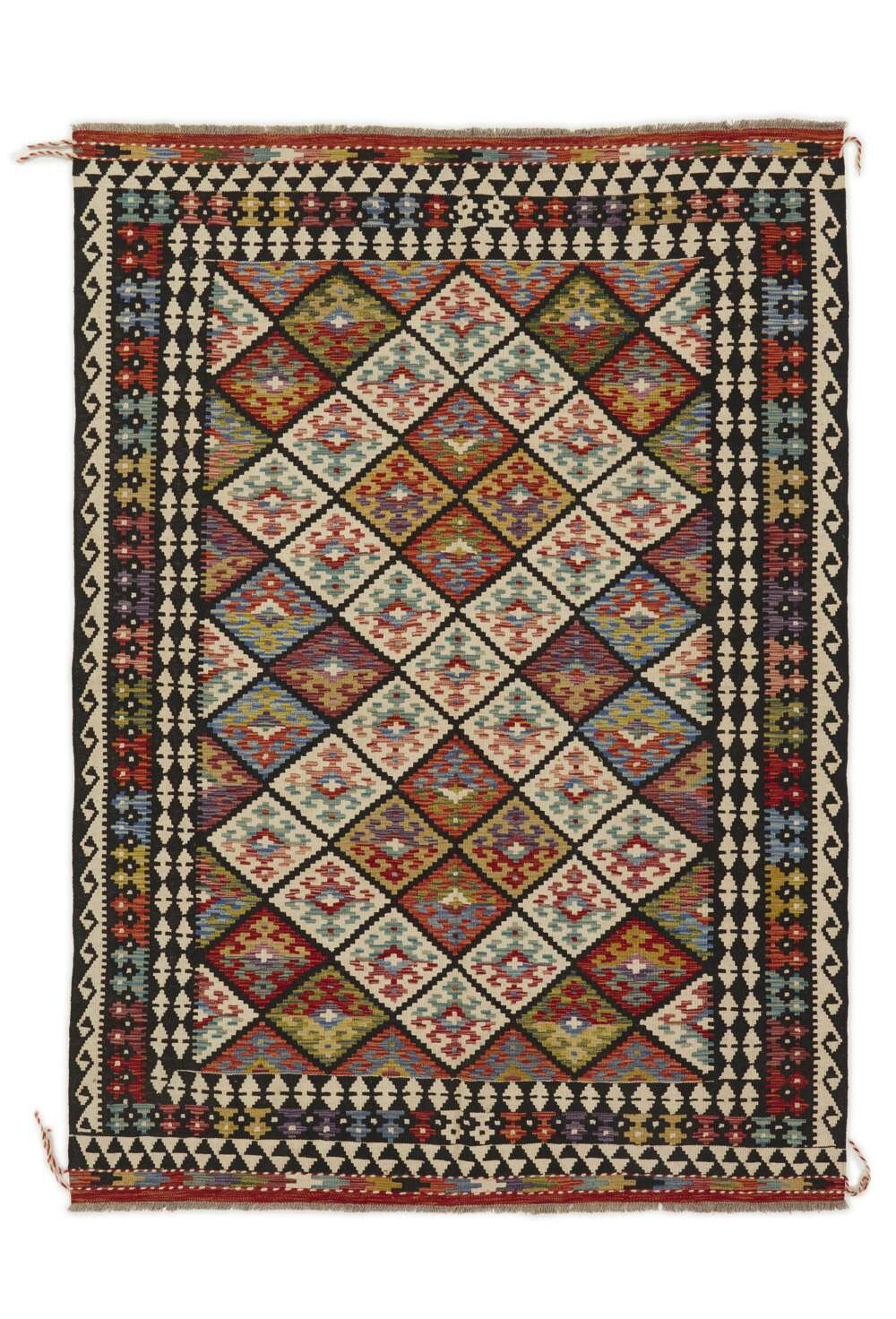 Afghan Kelim 1517184 håndvevd teppe