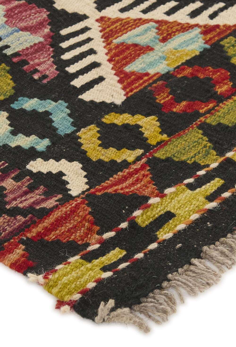 Afghan Kelim 1517189 håndvevd teppe
