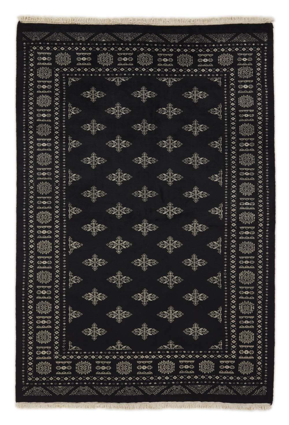 Tekke Black 1493609 2PLY håndknyttet teppe