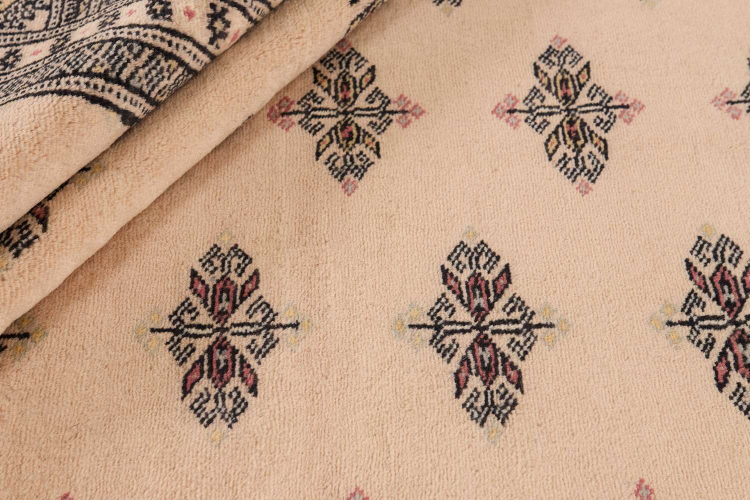 Tekke Beige 1513505 2PLY håndknyttet teppe