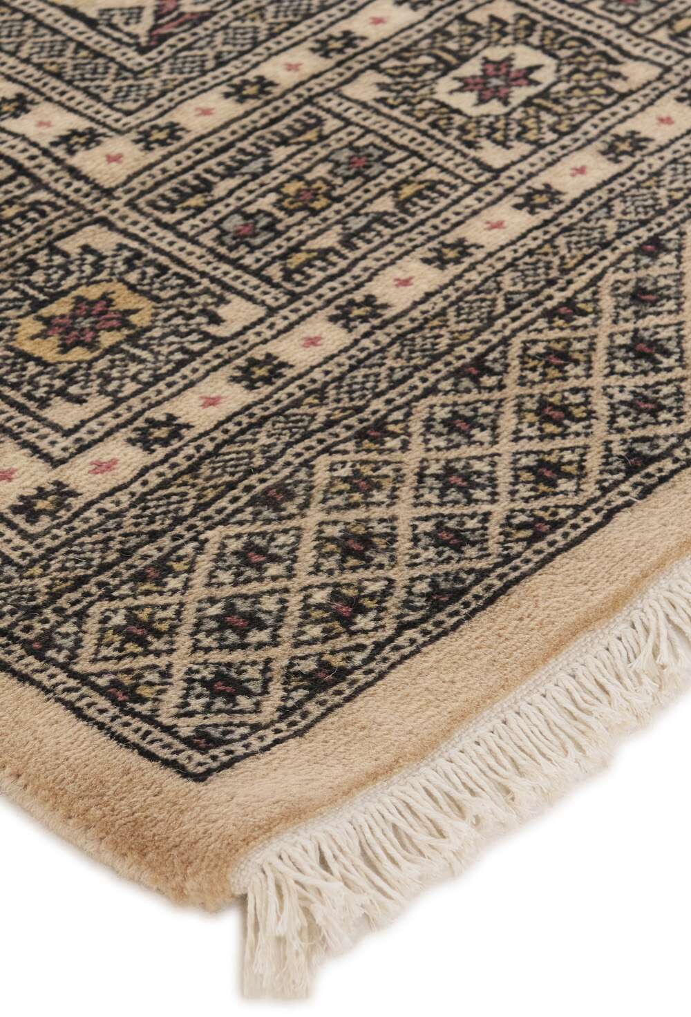 Tekke Beige 1513505 2PLY håndknyttet teppe