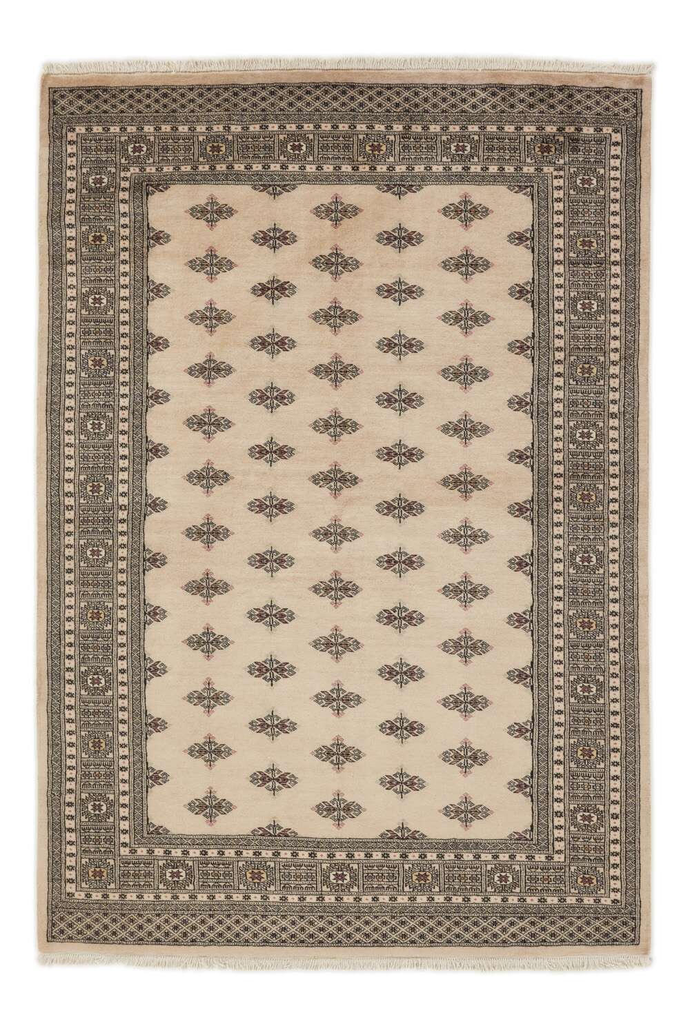 Tekke Beige 1513505 2PLY håndknyttet teppe