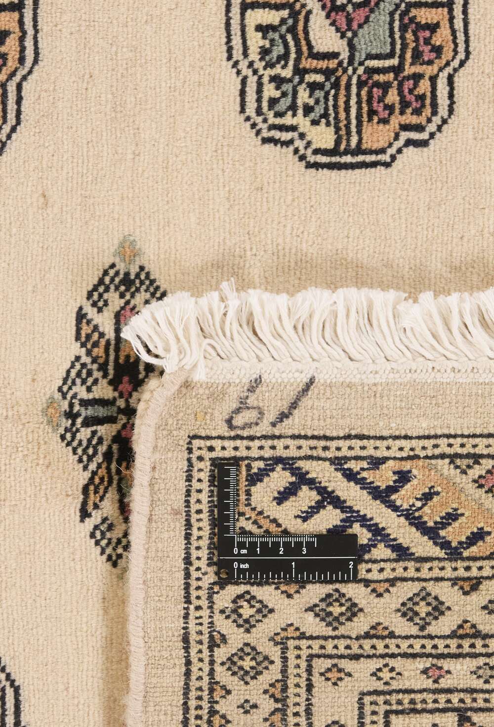 Bokhara Beige 1102794 2PLY håndknyttet teppe