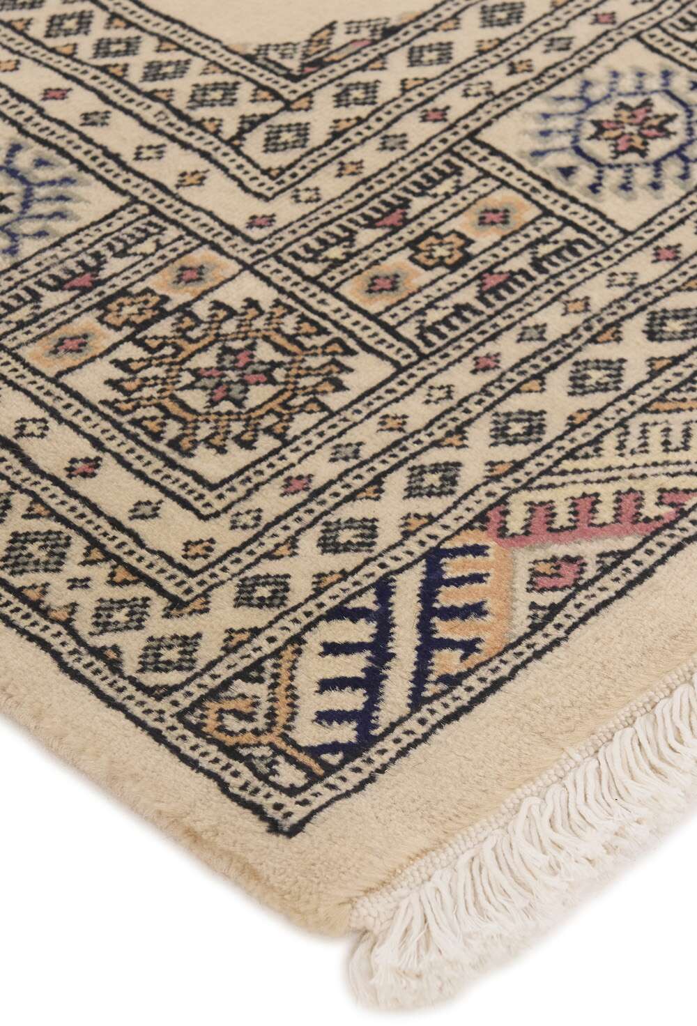 Bokhara Beige 1102794 2PLY håndknyttet teppe