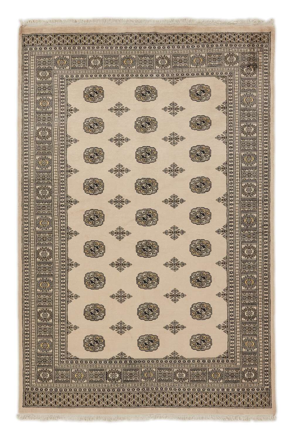 Bokhara Beige 1172377 2PLY håndknyttet teppe