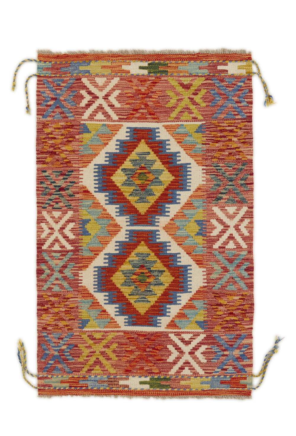 Afghan Kelim 1517048 håndvevd teppe