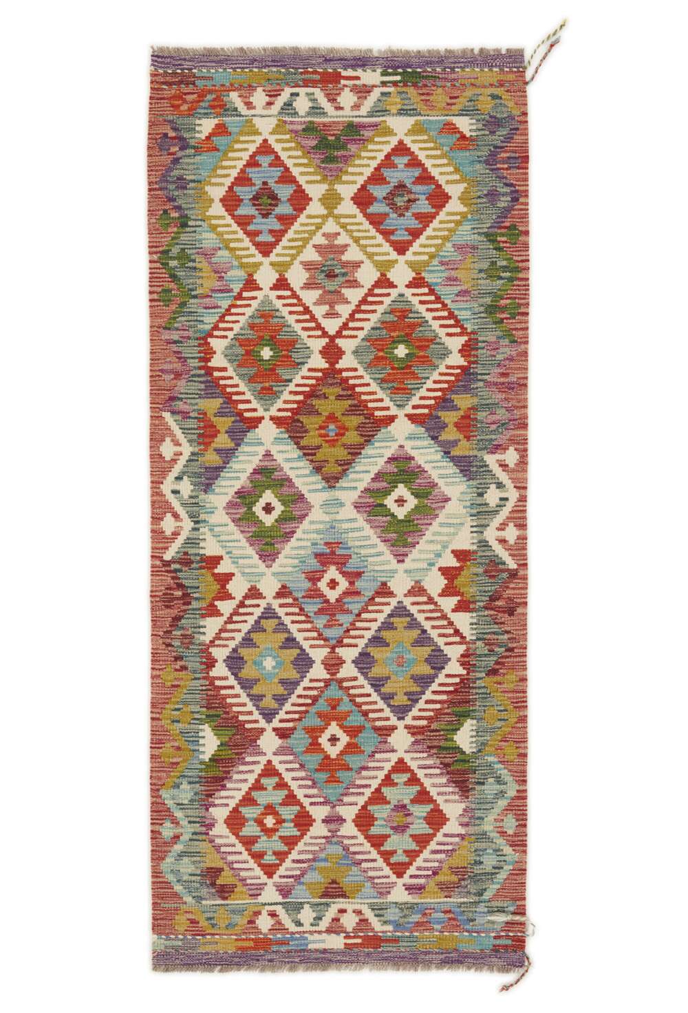Afghan Kelim 1517094 håndvevd teppe