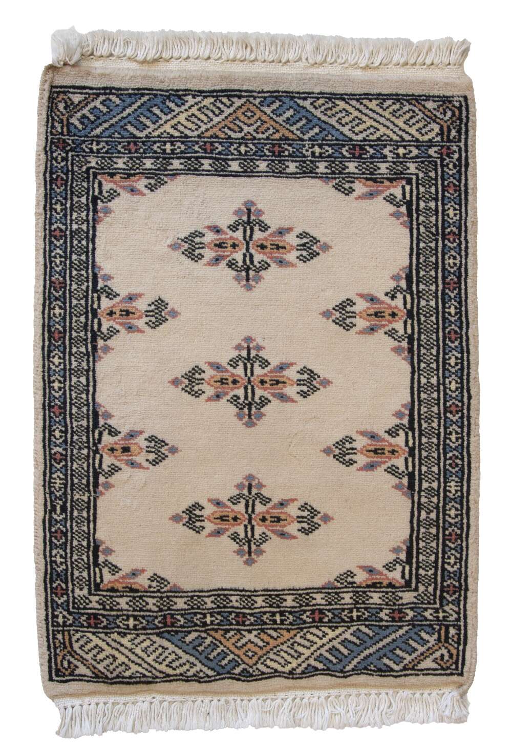 Tekke Beige 15 2PLY håndknyttet teppe