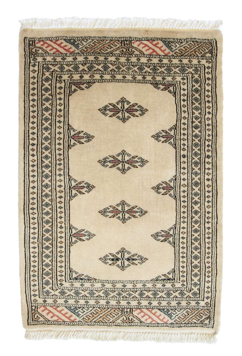 Tekke Beige 1407351 2PLY håndknyttet teppe