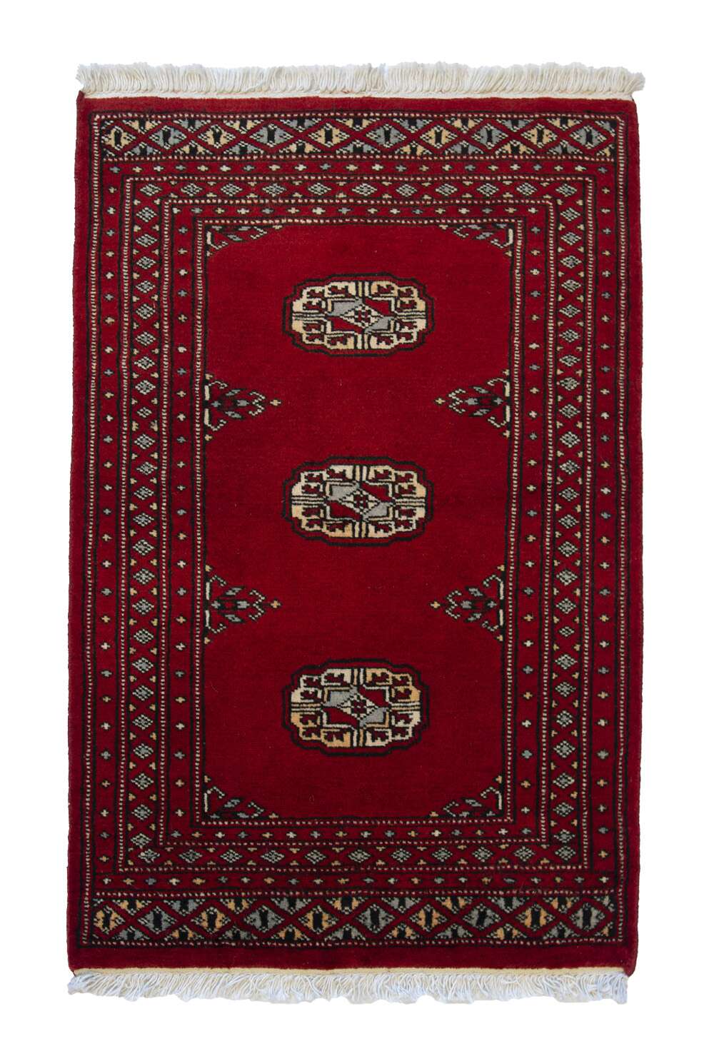 Bokhara Red 1381063 2PLY håndknyttet teppe