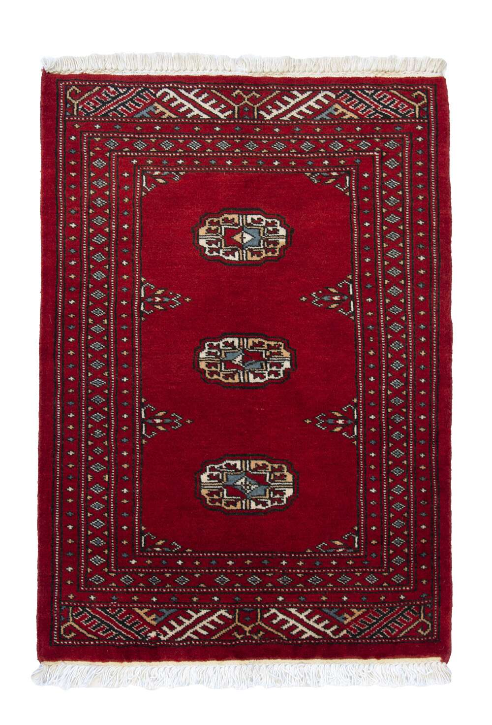 Bokhara Red 1381058 2PLY håndknyttet teppe