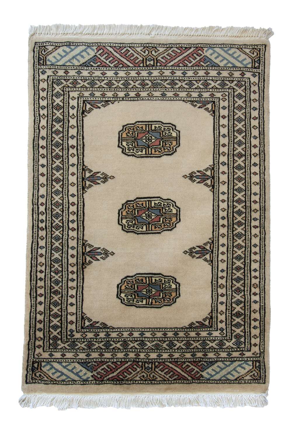 Bokhara Beige 1513167 2PLY håndknyttet teppe