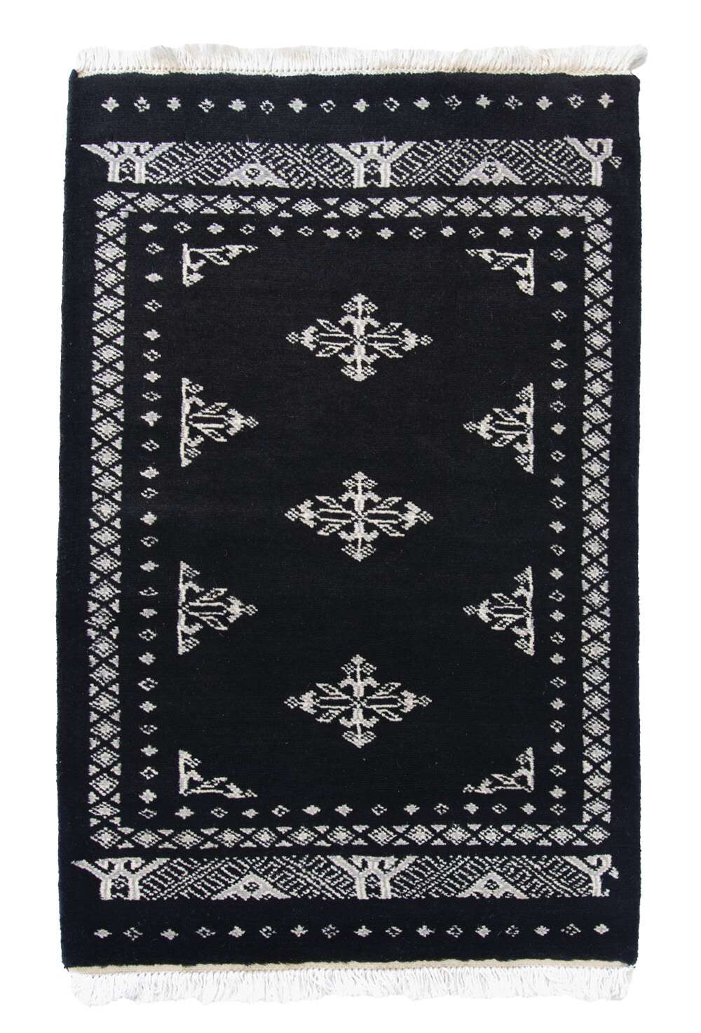Tekke Black 1513124 2PLY håndknyttet teppe