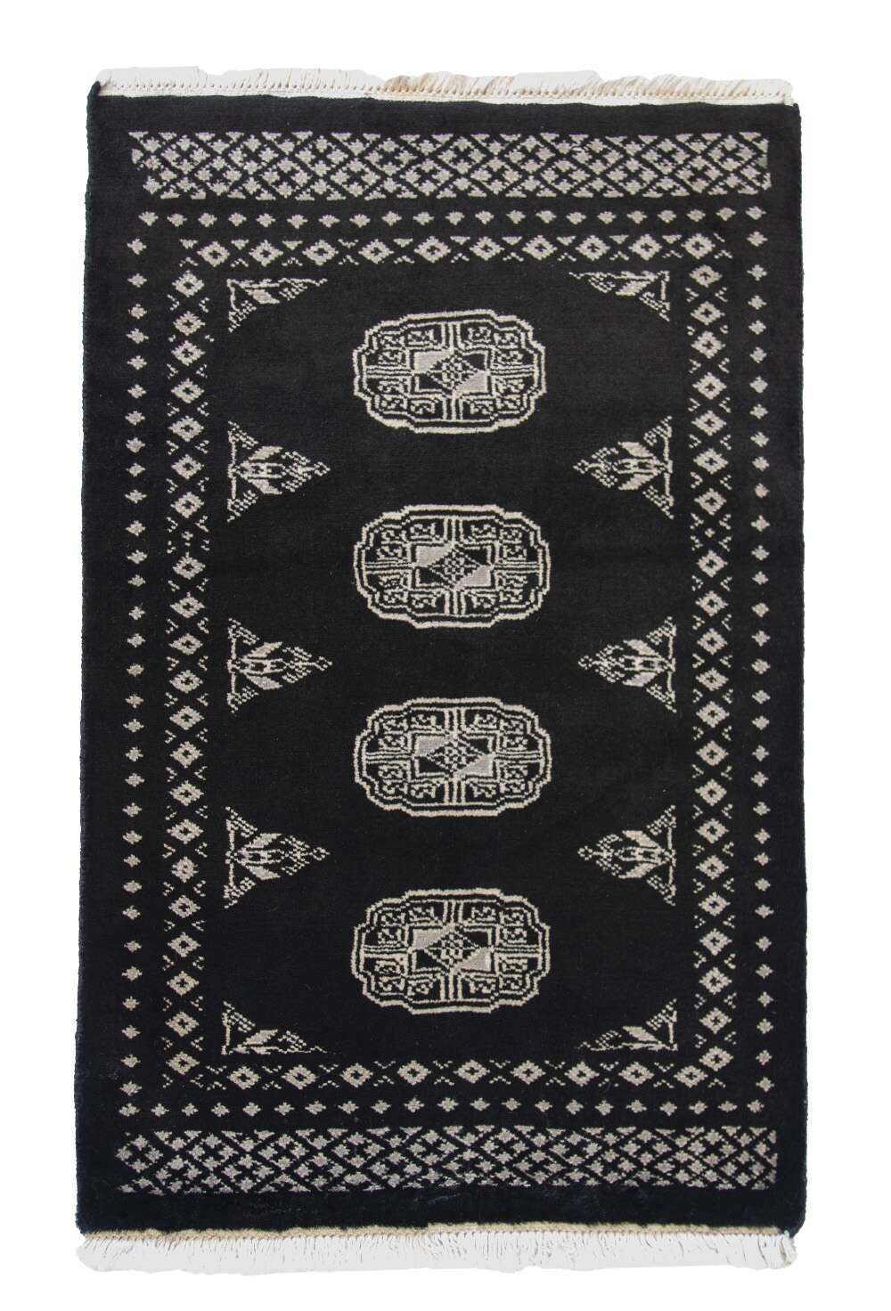 Bokhara Black 1513114 2PLY håndknyttet teppe