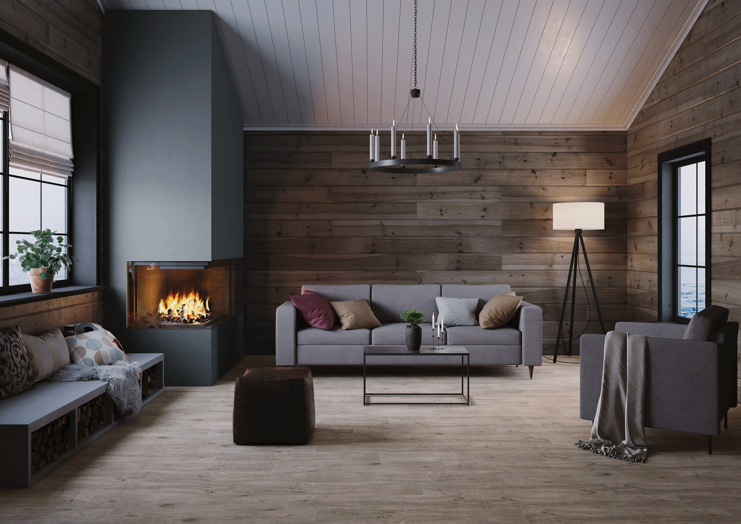 Texstyle Legacy Oak Light Grey gulvbelegg