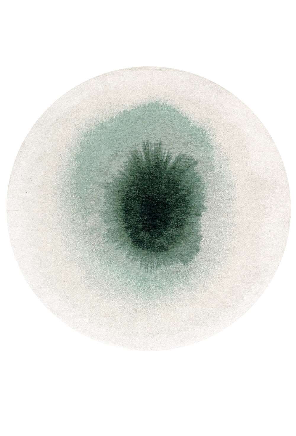 Drop 2104 rund Green Day gulvteppe