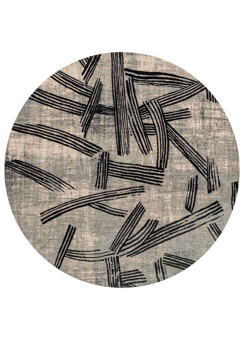 Kanji 2066 rund Dark Street gulvteppe
