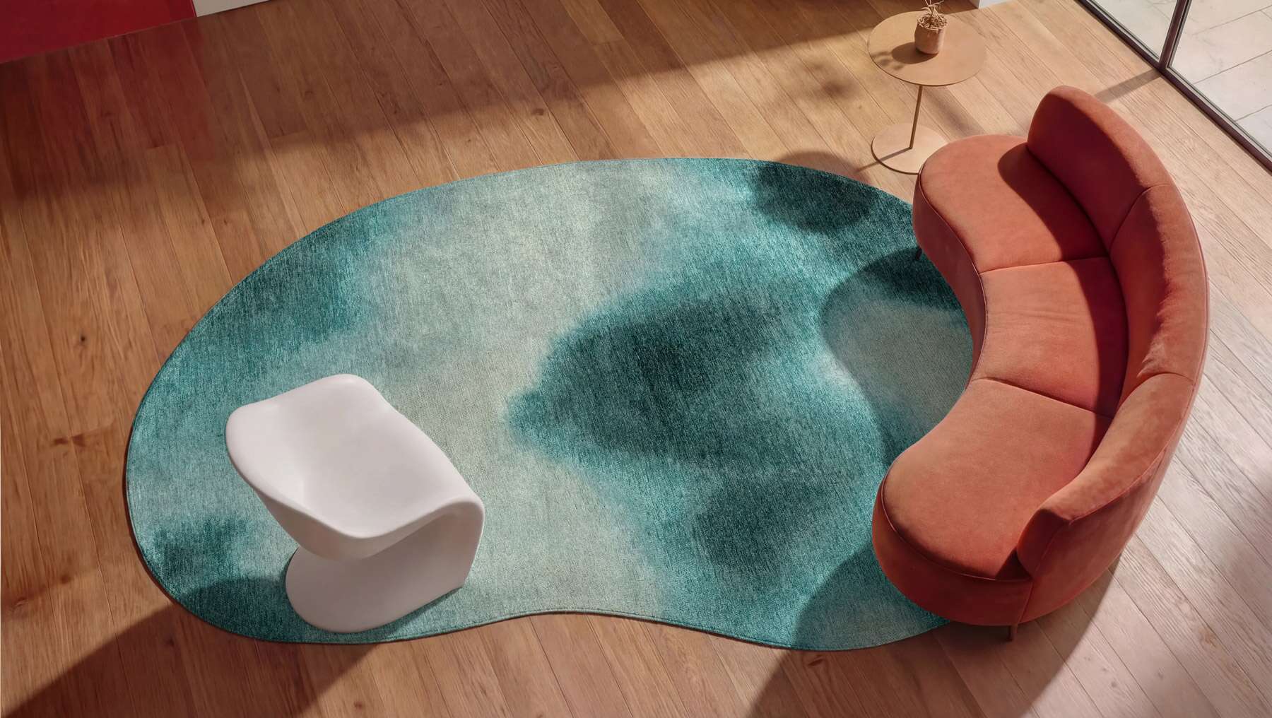 Aquarelle 2093 Peanut Shape Storms gulvteppe