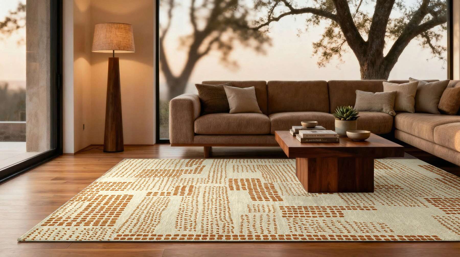 Zen Garden 2079 Dryed Banana gulvteppe