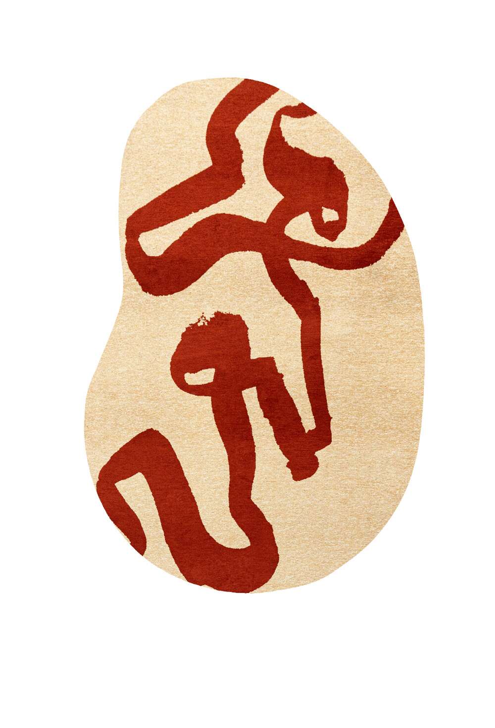 Craft Ribbon 9847 Peanut Shape Imperial Red gulvteppe