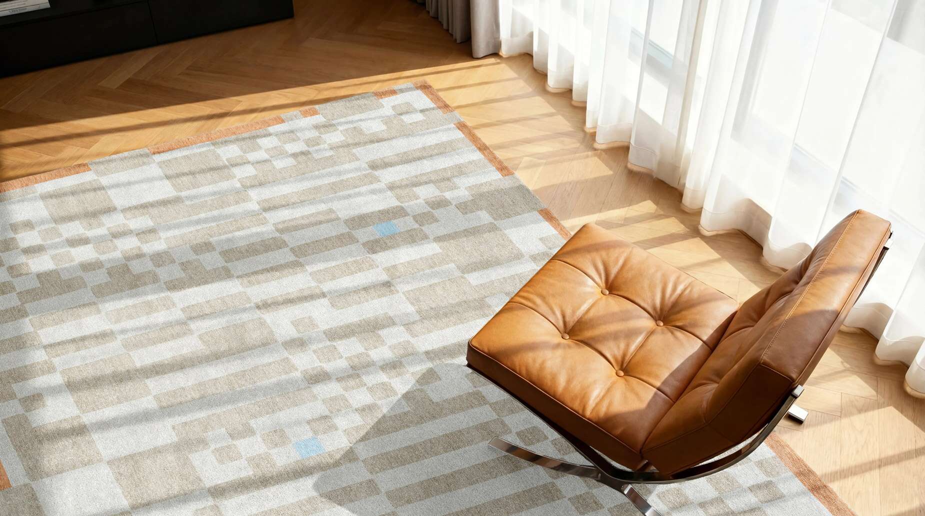 Craft Chess 2075 Greyhound gulvteppe
