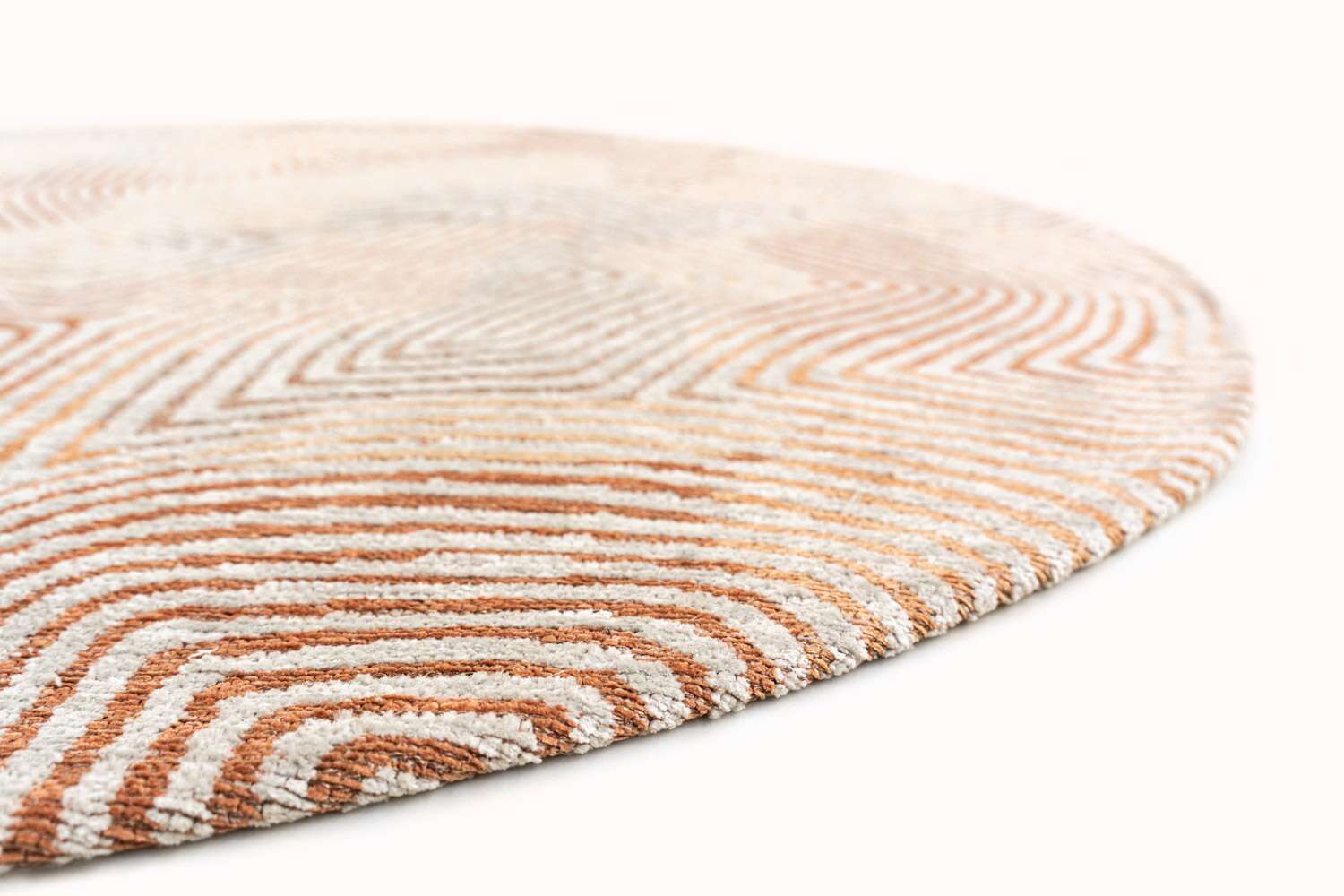 Coral 9800 rund Indian Sand gulvteppe