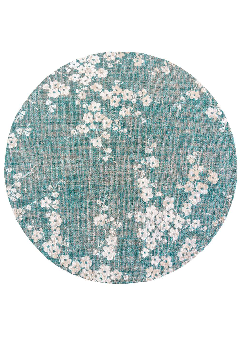 Sakura 9850 rundt Lake Blue gulvteppe