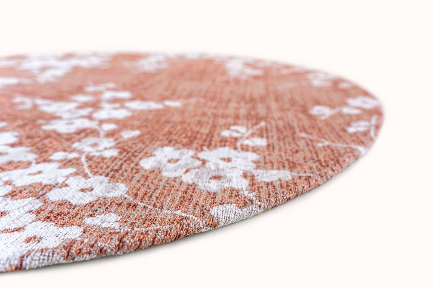 Sakura 9371 rundt Copper Pink gulvteppe