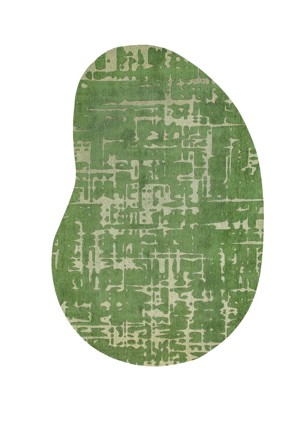 Baobab 9202 Peanut Shape Perrier Green gulvteppe