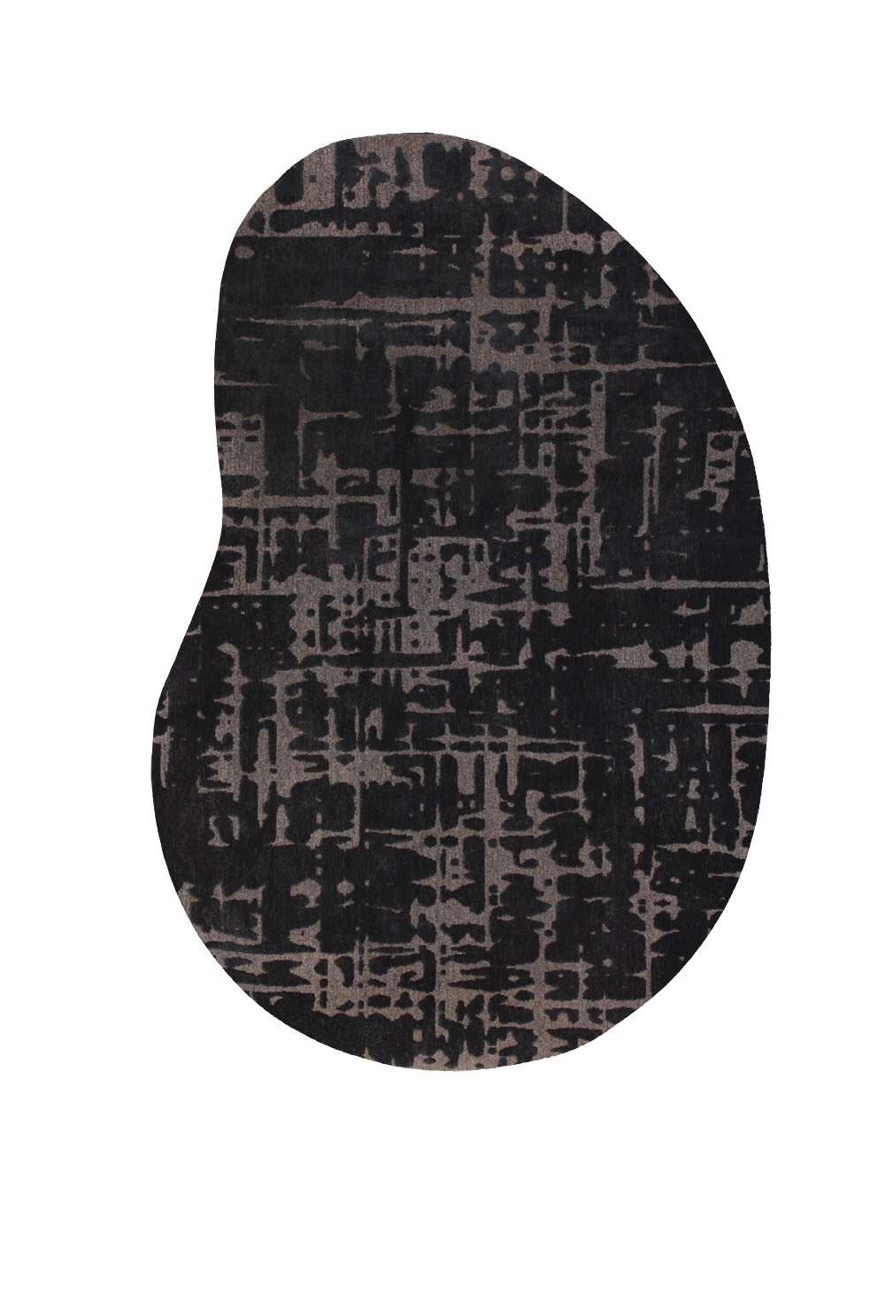 Baobab 9200 Peanut Shape Black Water gulvteppe