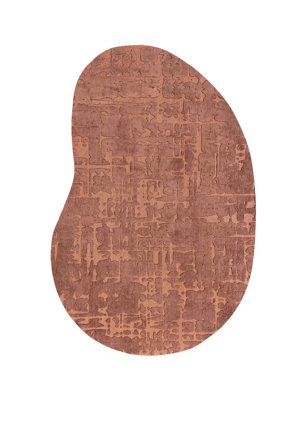 Baobab 9199 Peanut Shape Za Copper gulvteppe